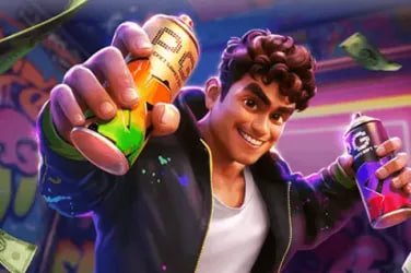 Dealer casino live berinteraksi dengan pemain di ulti77 dengan suasana neon keren